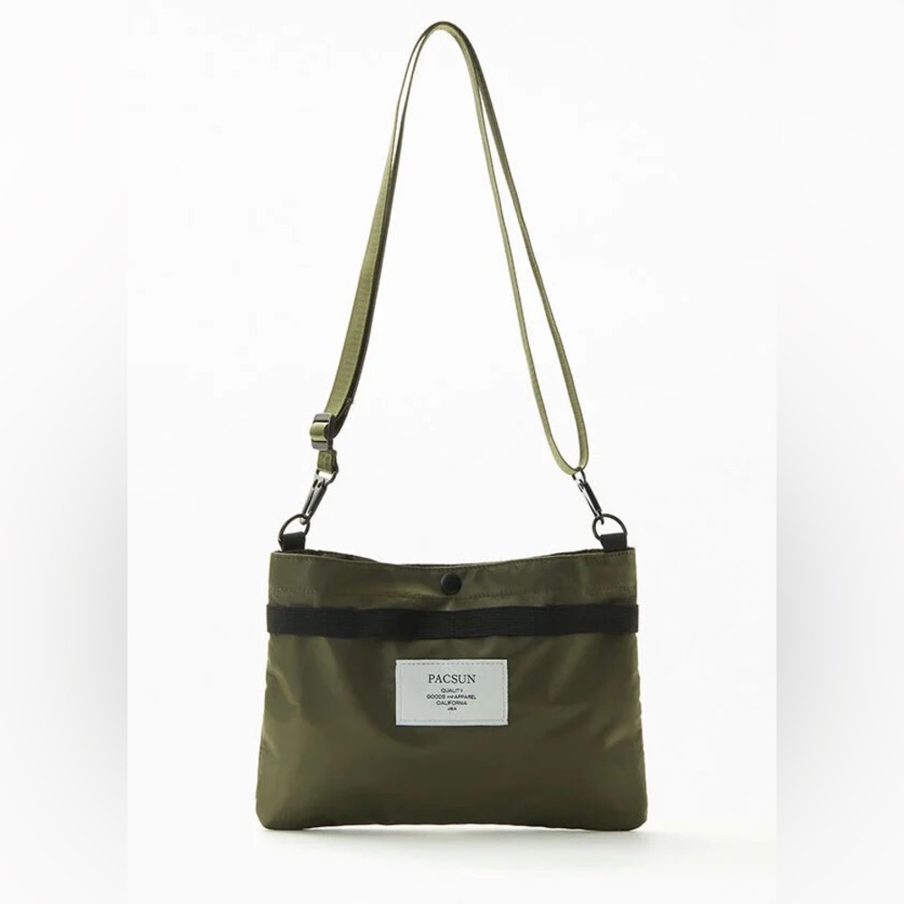 PacSun Olive Green Crossbody Shoulder Bag